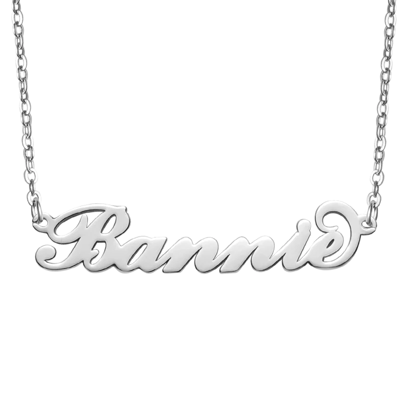 Casual Necklace 925 Sterling Sivler Cross Chain