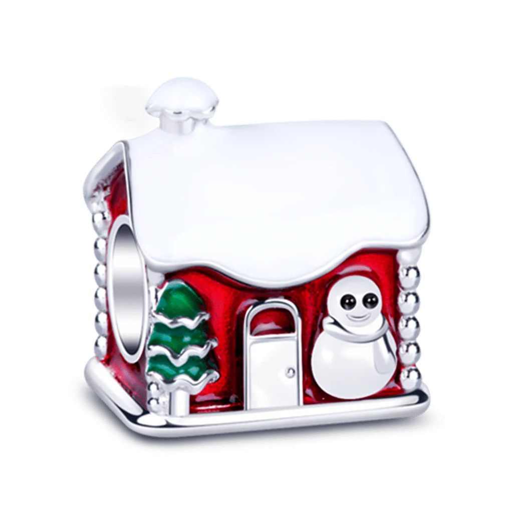 Gnoce Home Christmas Charm Platinum-plated Silver Blend