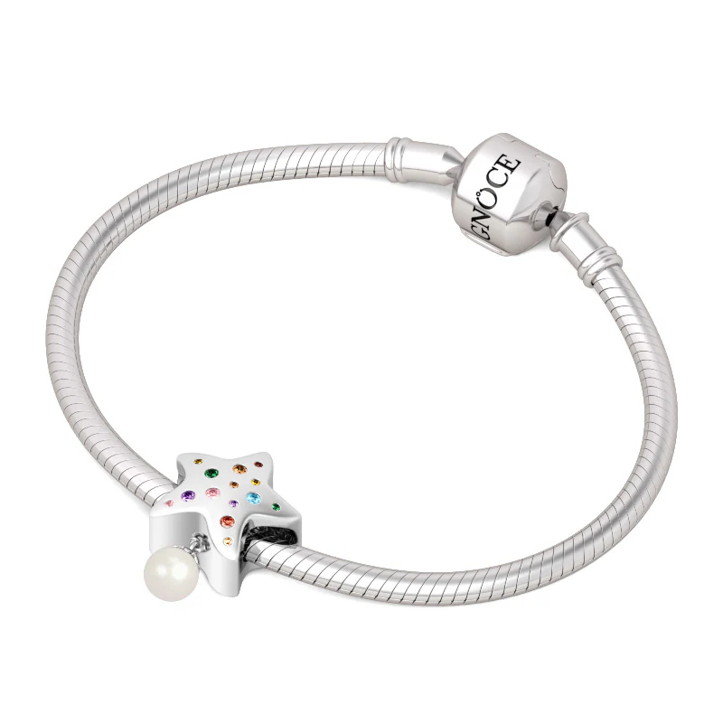 Gnoce The Falling Stars Charm Platinum-plated Silver Blend - Image 3