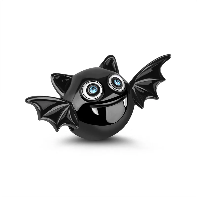 Gnoce Evil Bat Charm Platinum-plated Silver Blend - Image 2