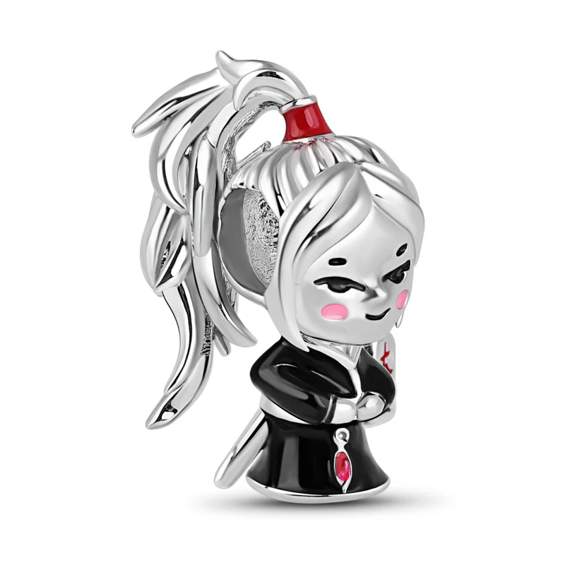 Gnoce Mulan Dangle Charm Platinum-plated Silver Blend - Image 2