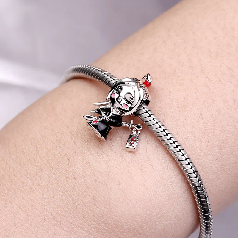 Gnoce Mulan Dangle Charm Platinum-plated Silver Blend - Image 3
