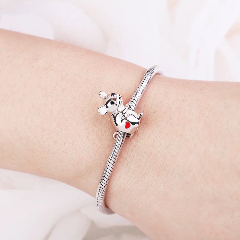 Gnoce Mouse Charm Platinum-plated Silver Blend - Image 3