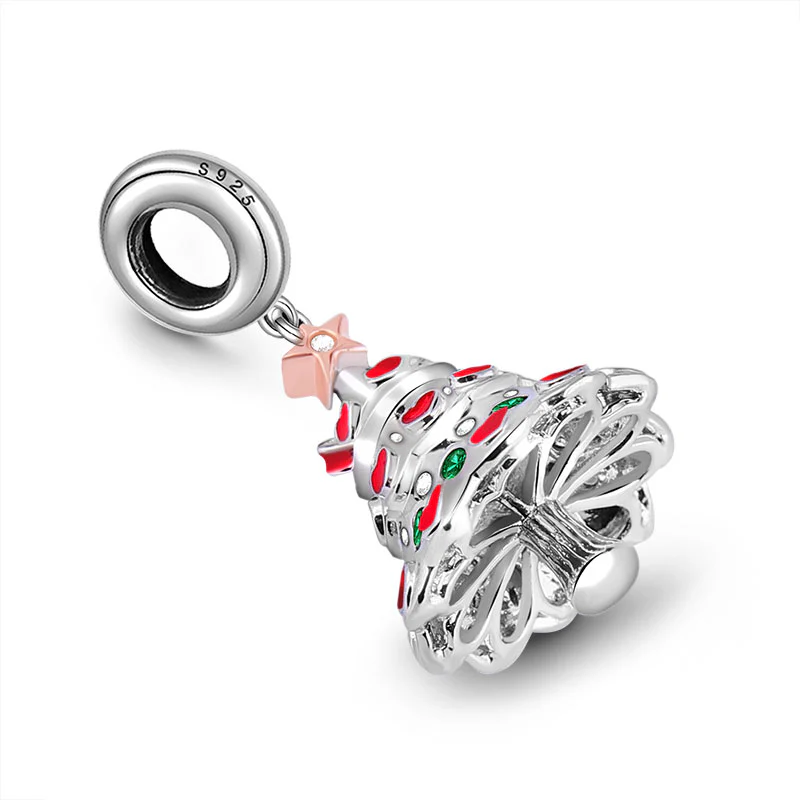 Gnoce Christmas Tree Pendant Platinum-plated Silver Blend - Image 2