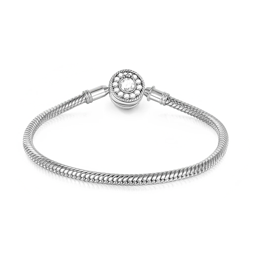 Gnoce Classic Design Bracelet Platinum-plated Silver Blend - Image 2