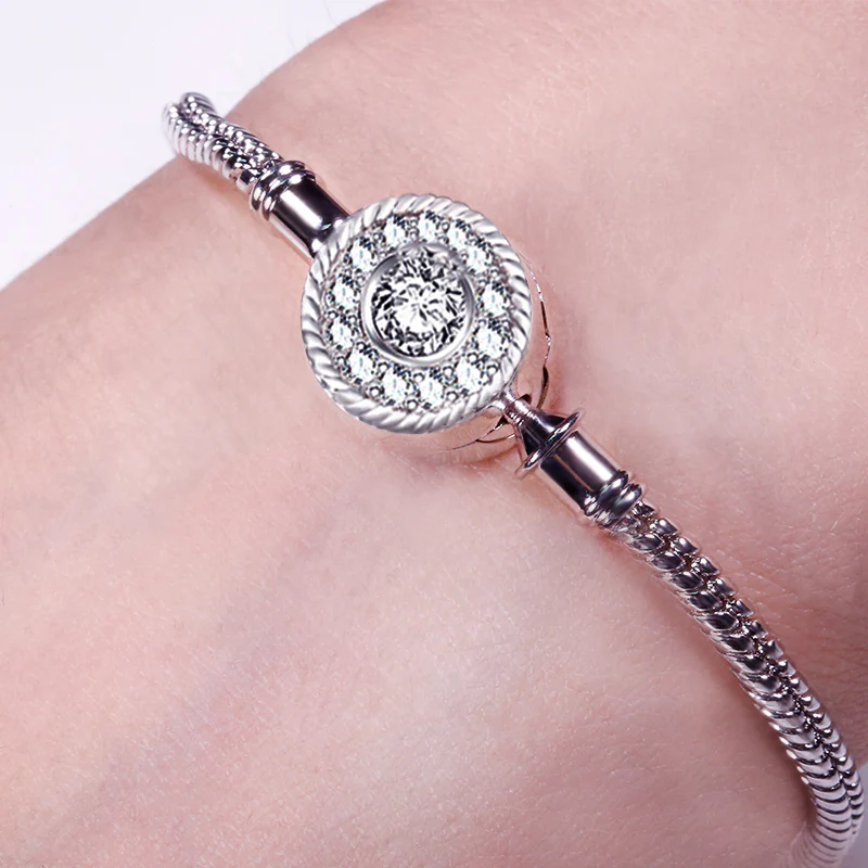 Gnoce Classic Design Bracelet Platinum-plated Silver Blend - Image 3