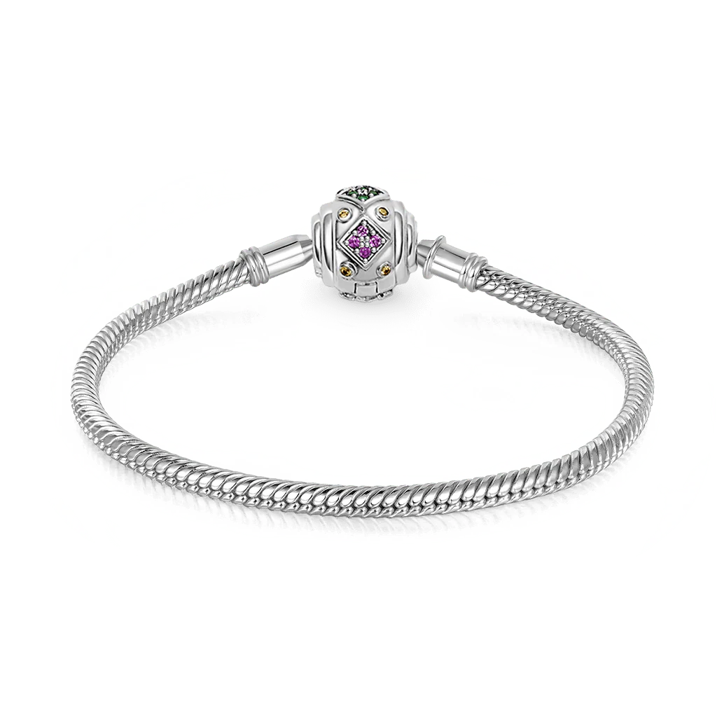 Gnoce Multi Color CZ Bracelet Platinum-plated Silver Blend - Image 2