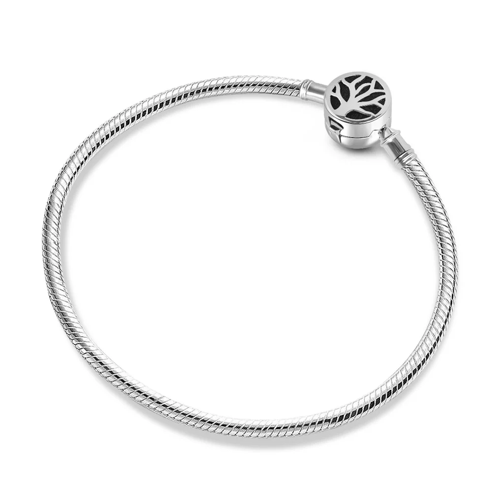 Gnoce Essential Oil Diffuser Bracelet Platinum-plated Silver Blend - Image 3