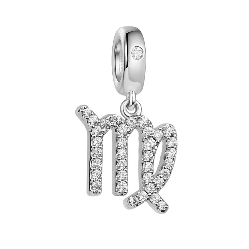 Gnoce Zodiac Sign Pendant Sterling Silver Charm