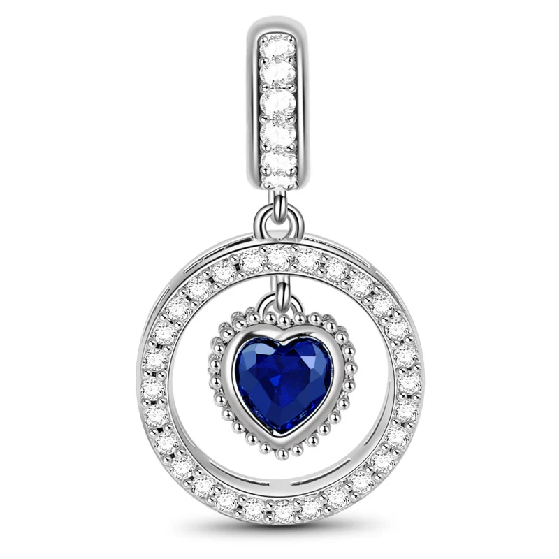 Gnoce Tia Zirconia Pendant Platinum-plated Silver Blend