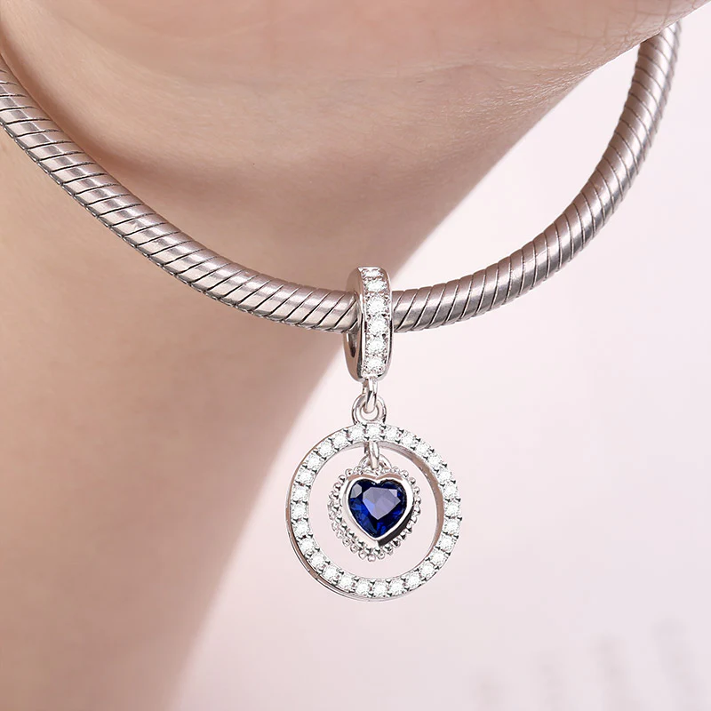 Gnoce Tia Zirconia Pendant Platinum-plated Silver Blend - Image 3