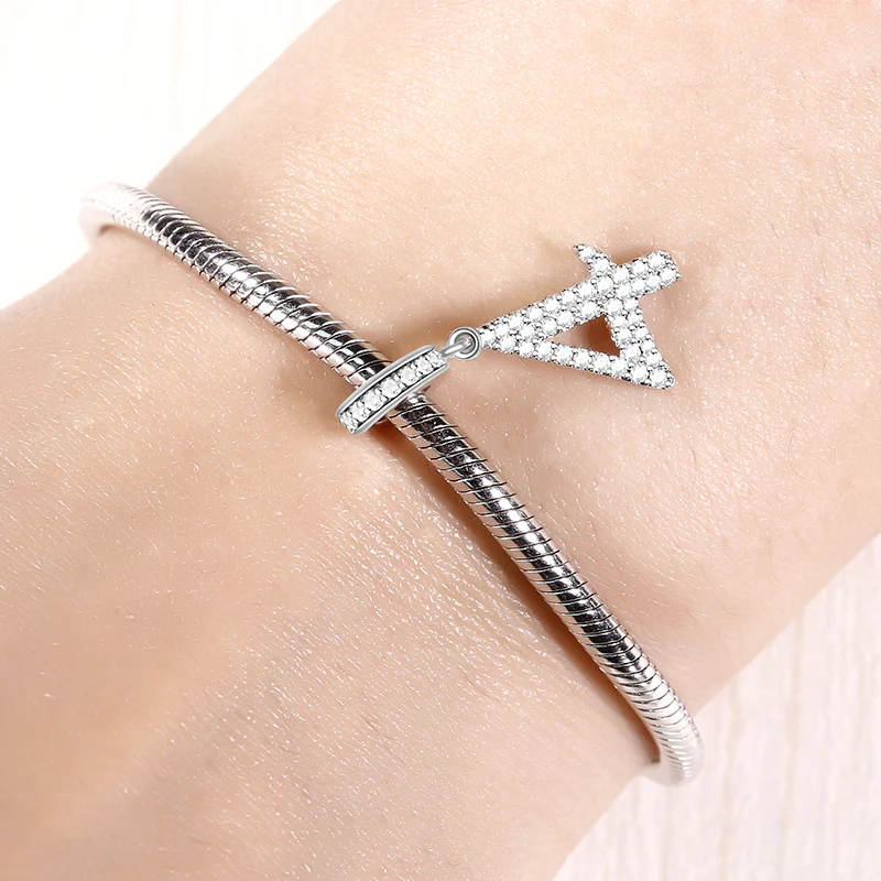 Gnoce Number Four Theme Charm  Platinum-plated Silver Blend - Image 3