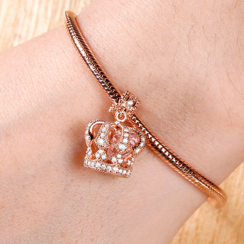 Gnoce Crown Pendant Platinum-plated Silver Blend - Image 3
