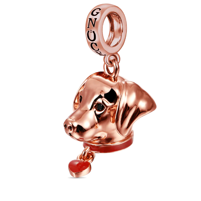 Gnoce Labrador Charm Platinum-plated Silver Blend - Image 2