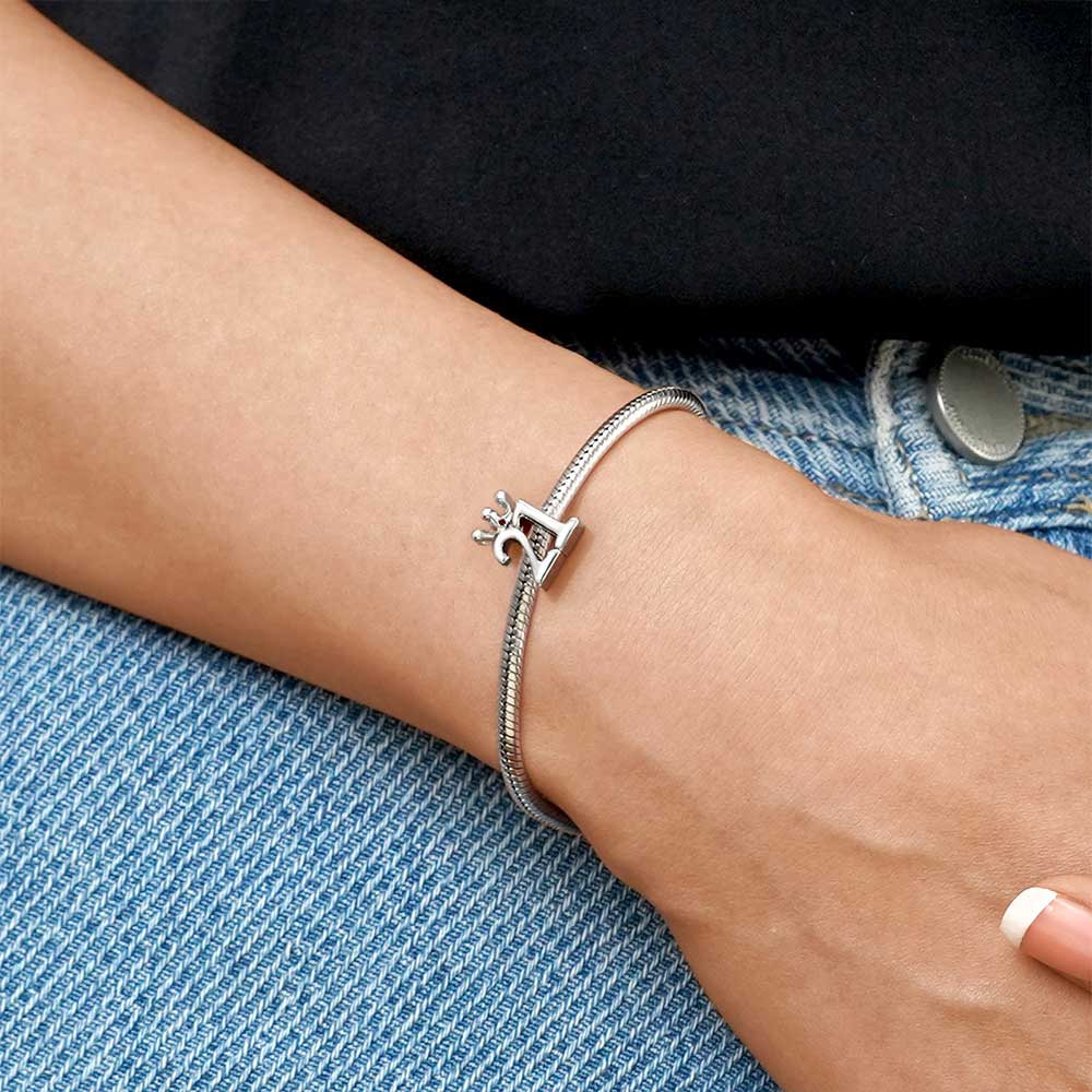 Gnoce Sweet 21st Birthday Charm Platinum-plated Silver Blend - Image 5