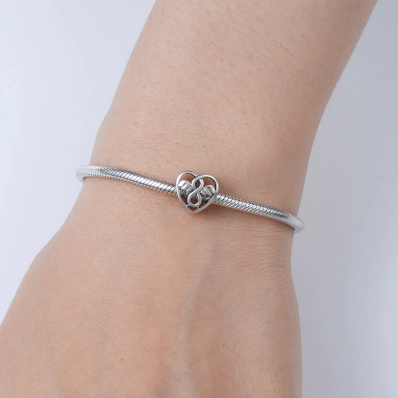 Angel Charm Bead Sterling Silver - Image 3