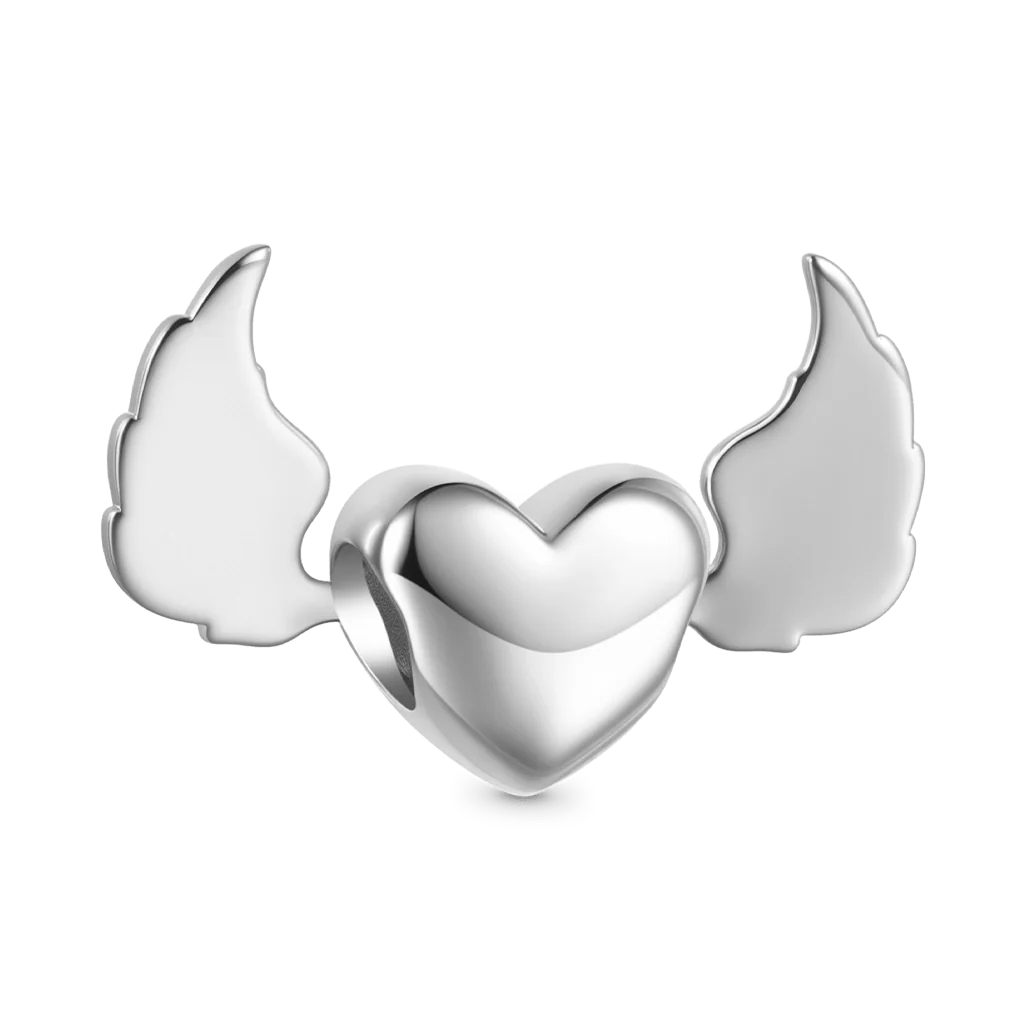 Gnoce Devil Angel Mood Glow-in-the-Dark Charm Platinum-plated Silver Blend - Image 5