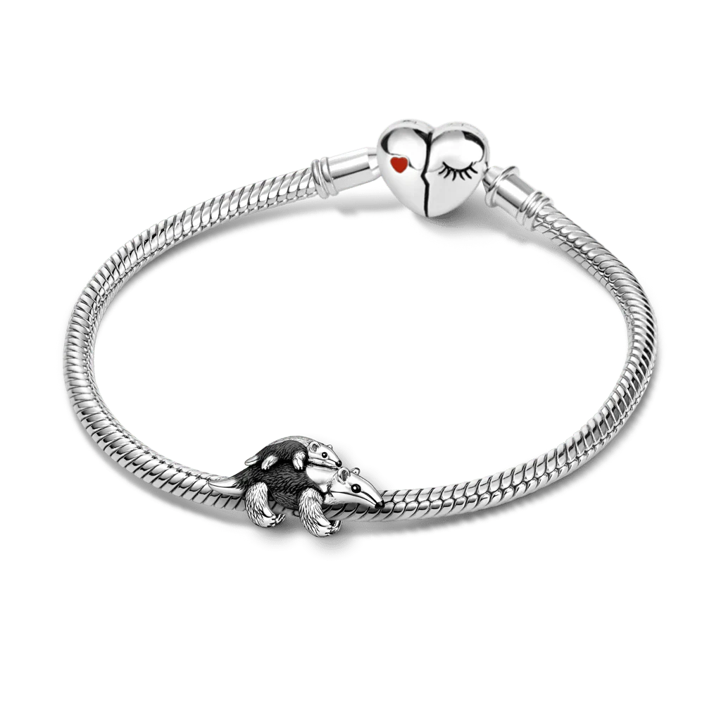 Gnoce  Anteater Carrying Baby Charm - Image 3
