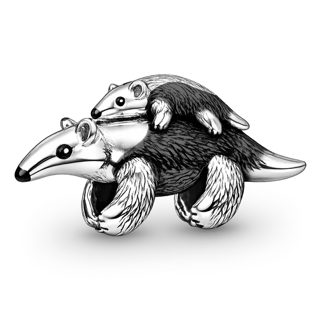 Gnoce  Anteater Carrying Baby Charm - Image 5