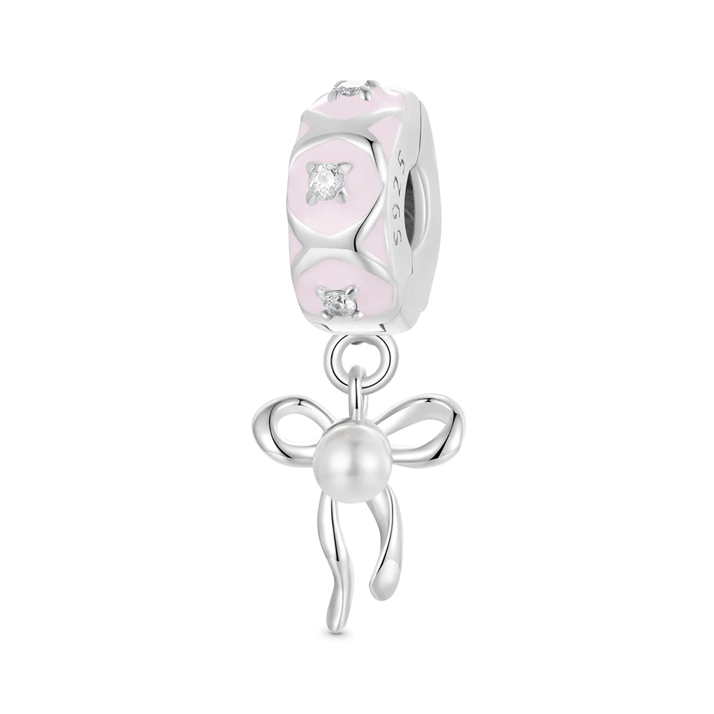 Gnoce Ballet Bow Stopper Charm