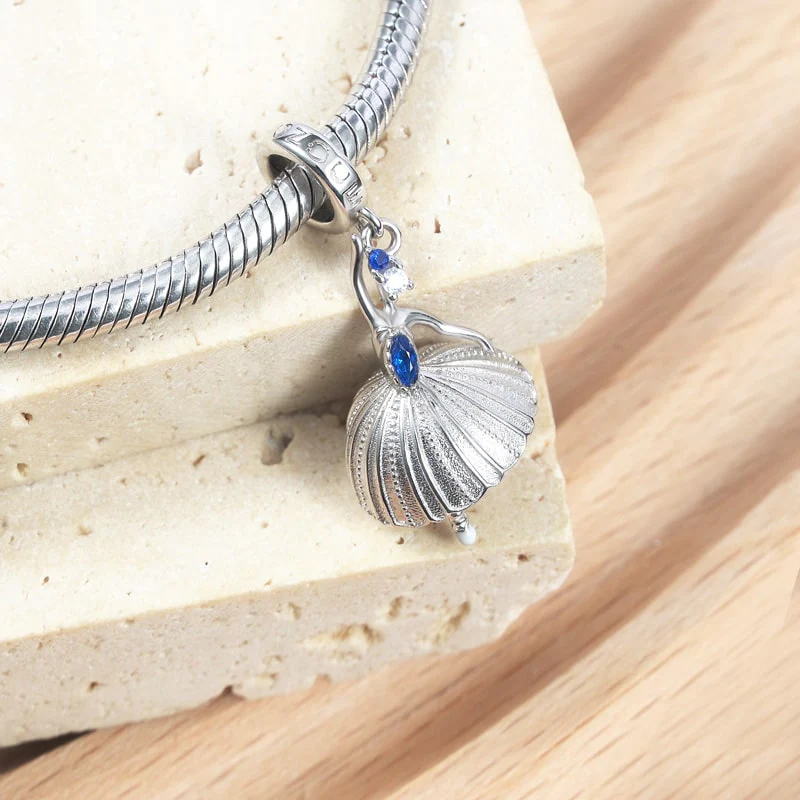 Gnoce Ballet Charm Platinum-plated Silver Blend - Image 2