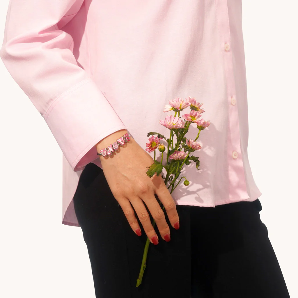 Gnoce Personalized Barbie Pink Letter Charm - Image 4