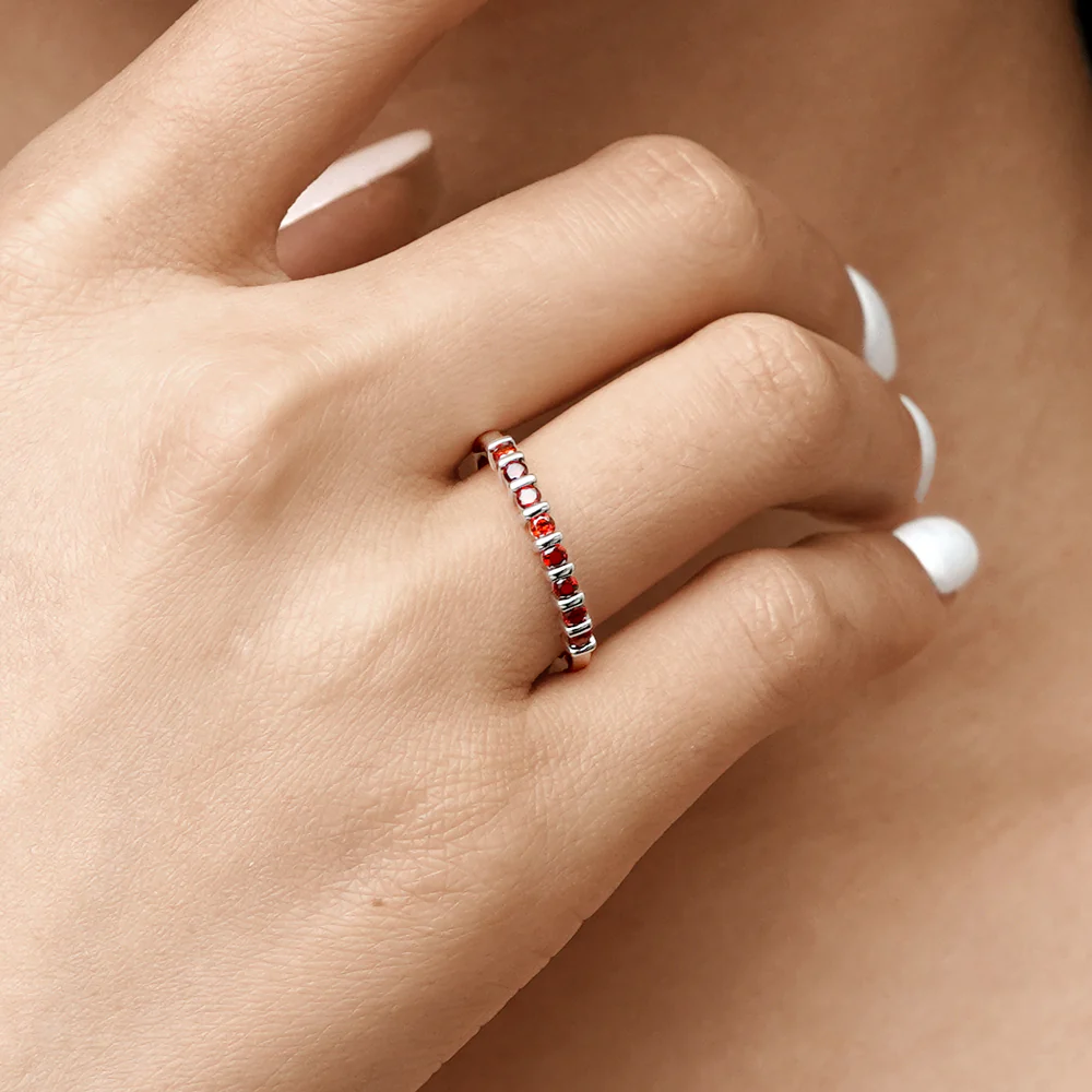 Gnoce Basic Birthstone Ring - Image 6