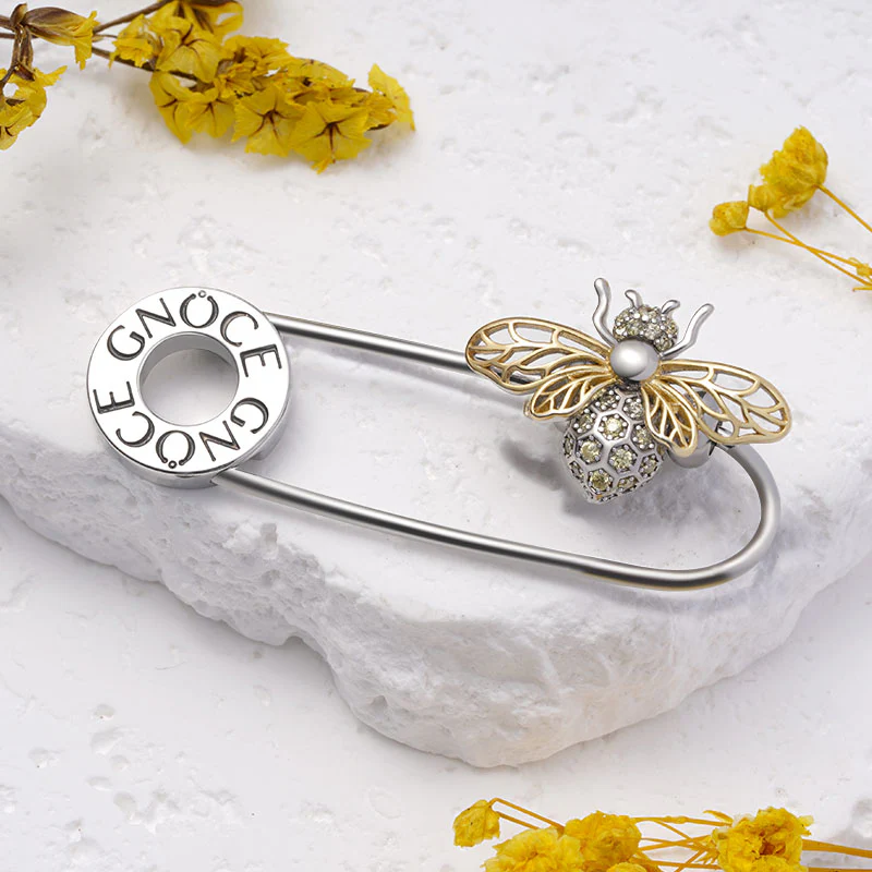 Gnoce Basic Brooch with 2 Pieces of Stoppers - Image 3