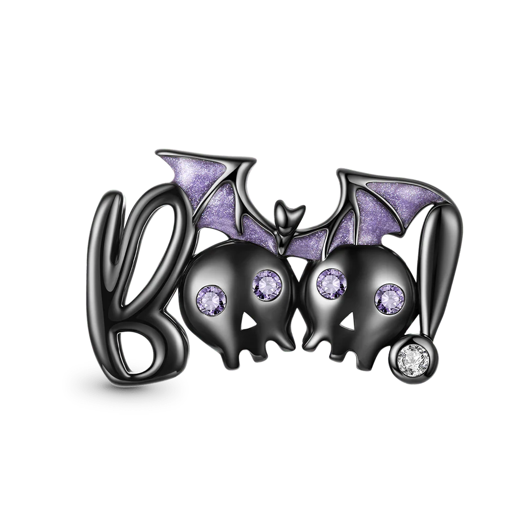 Gnoce Halloween Bat BOO! Charm