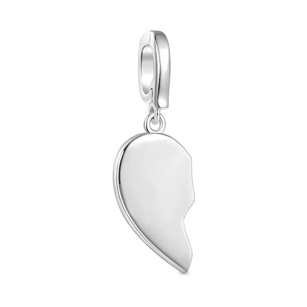 Gnoce Best Friend Right Clasp Clusters Charm Platinum-plated Silver Blend - Image 2