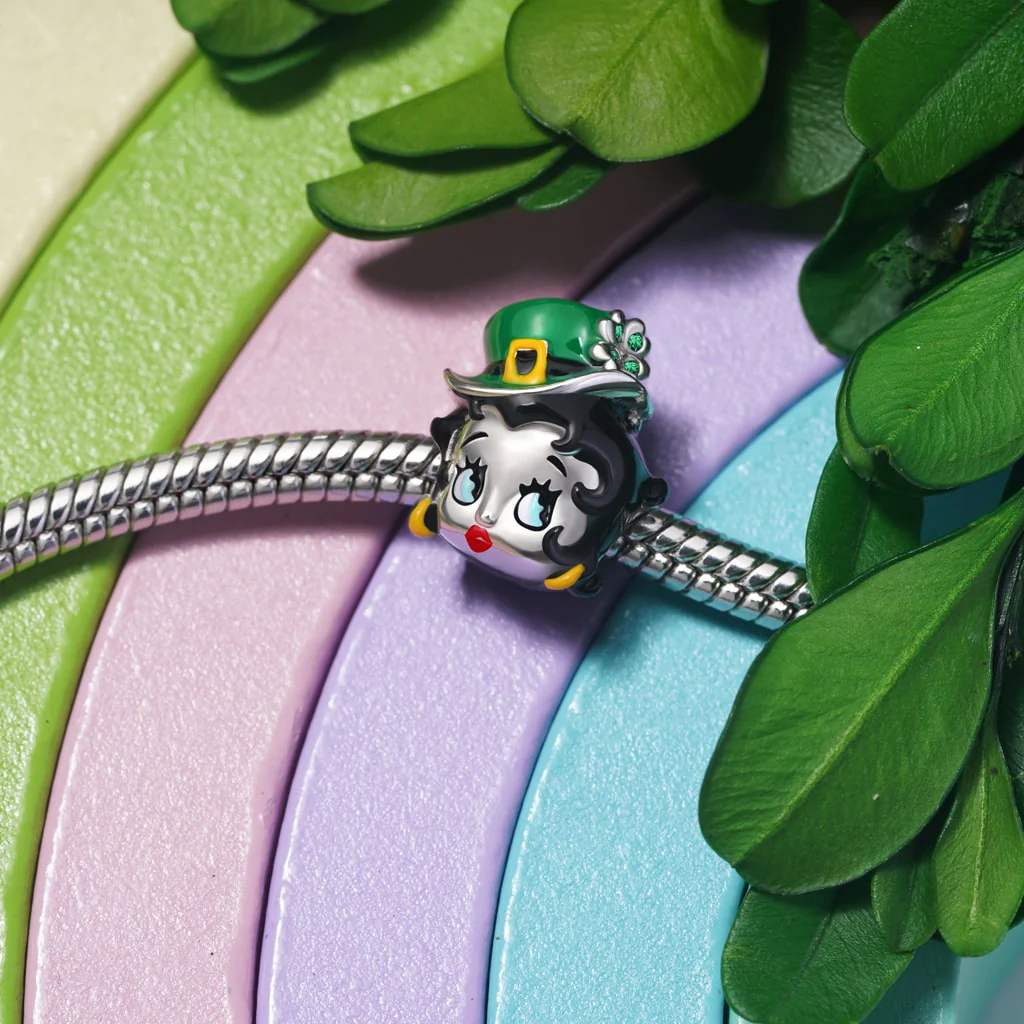 Gnoce St. Patrick's Day Betty Boop Charm - Image 3