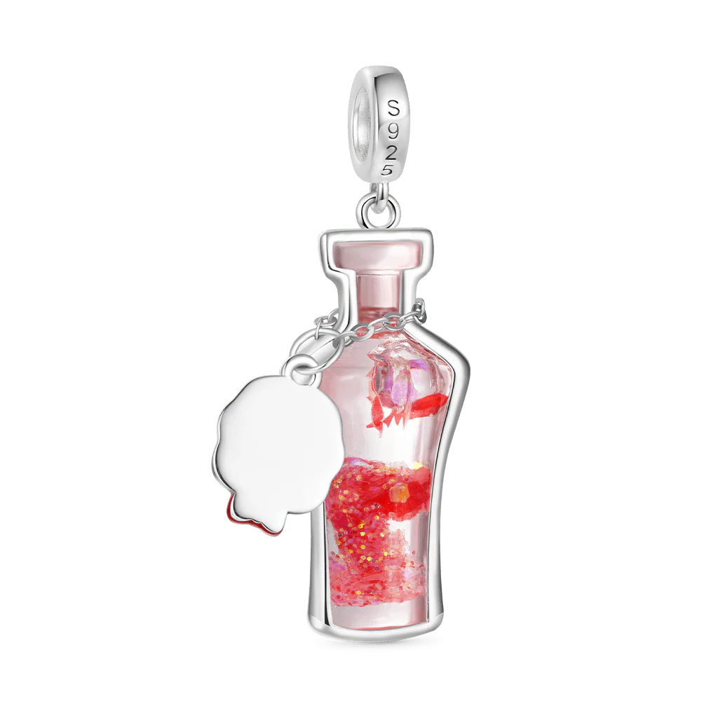 Gnoce Saw Billy the Puppet Glow-in-the-Dark Glass Potion Charm - Image 3