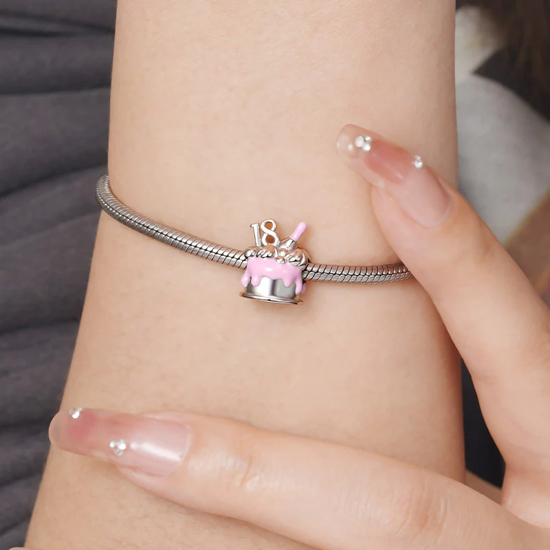 Gnoce Happy "18th Birthday Cake" Charm - Image 3