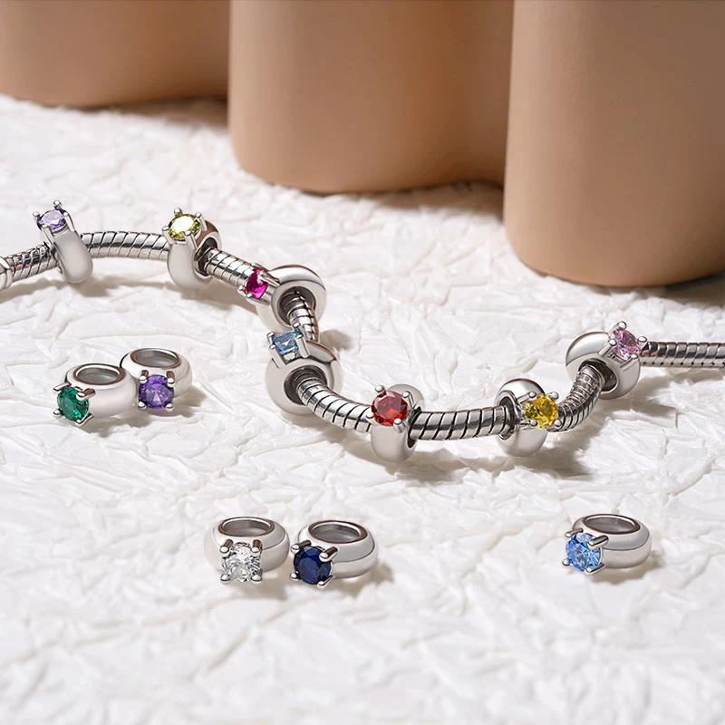 Gnoce Birthstone Basic Stopper Charm - Image 5