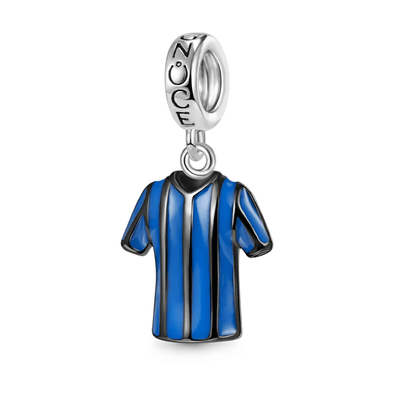 Gnoce Black & Blue Jerseys Pendant Dangle Charm