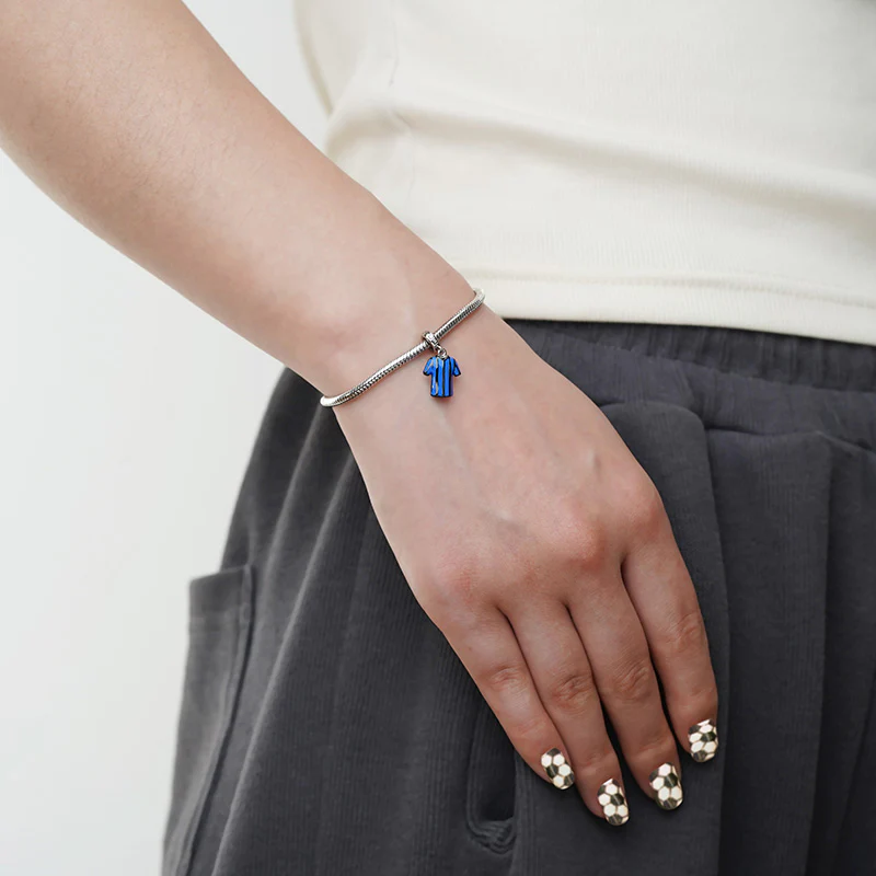 Gnoce Black & Blue Jerseys Pendant Dangle Charm - Image 3