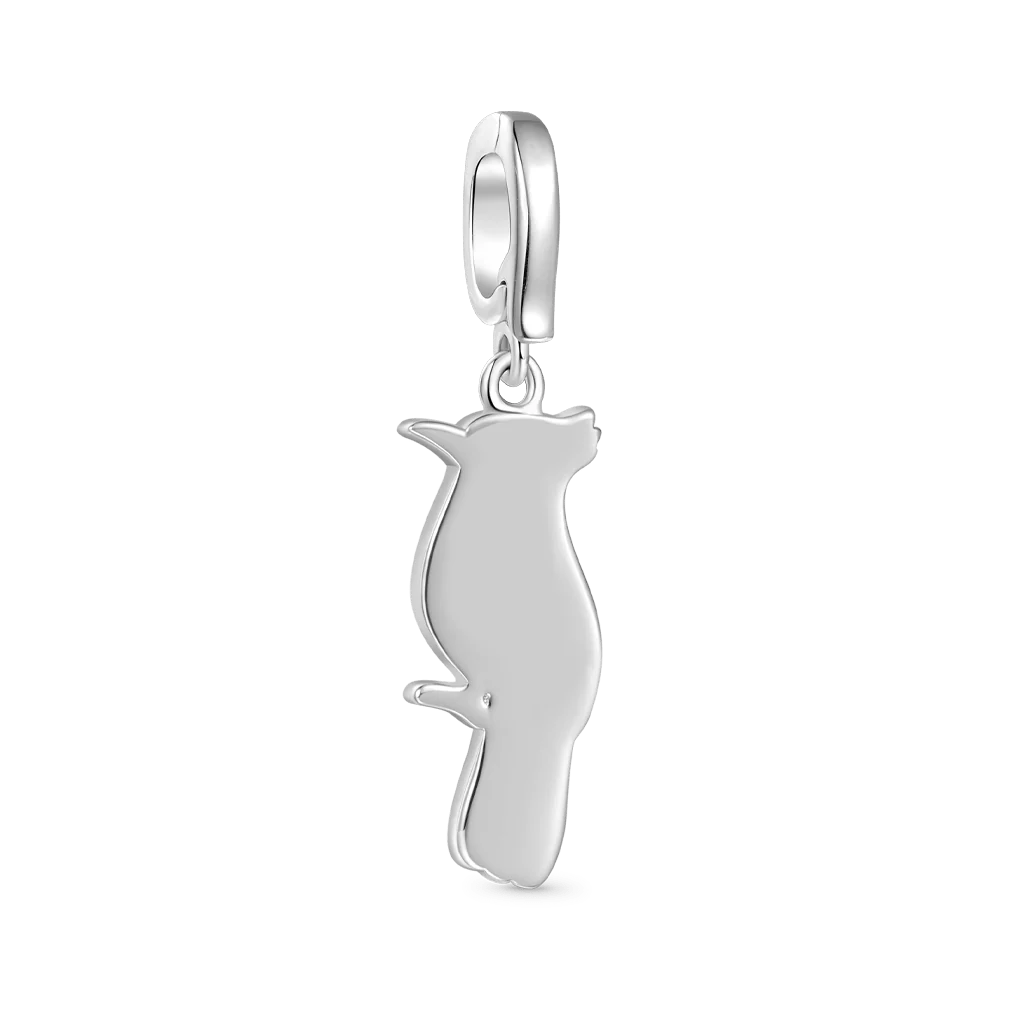 Gnoce Blue Black Jay Clasp Clusters Charm Platinum-plated Silver Blend - Image 2