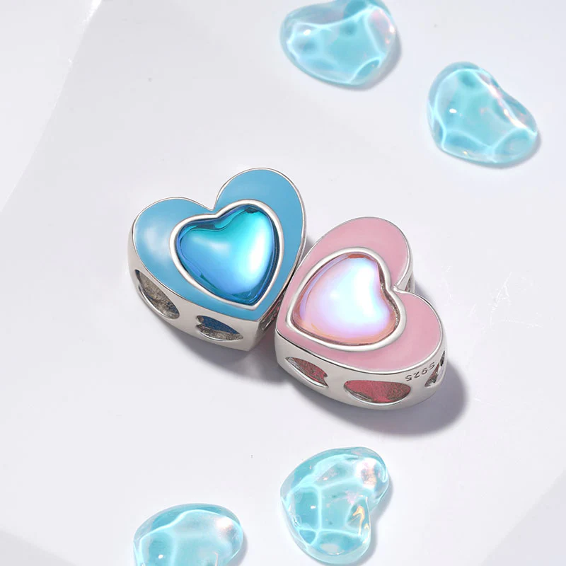Gnoce “The Best Is Yet To Come ” Blue Heart Charm - Image 3