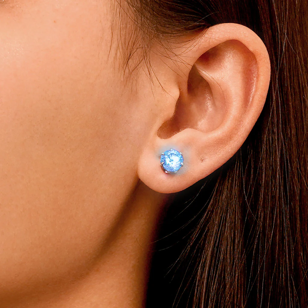 Gnoce Blue Party Light-up LED Stud Earring - Image 7