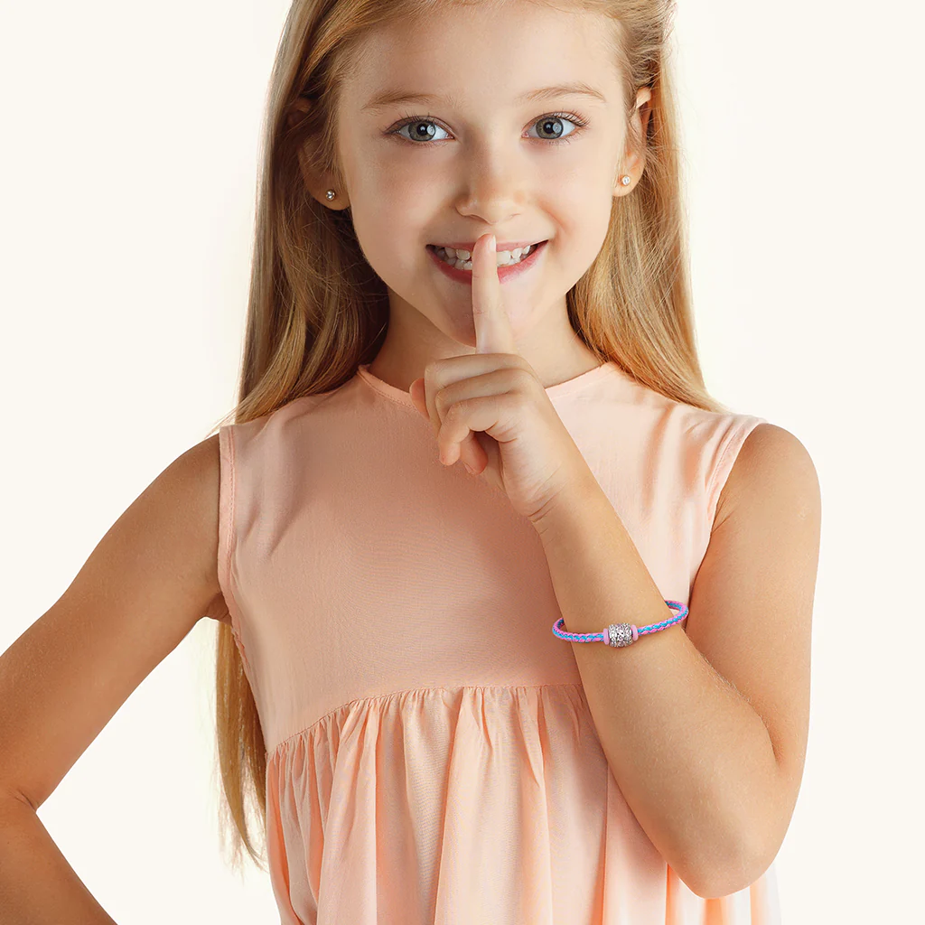 Gnoce Blue Pink Basic Bracelet with 2 Pieces of Stoppers - Image 4
