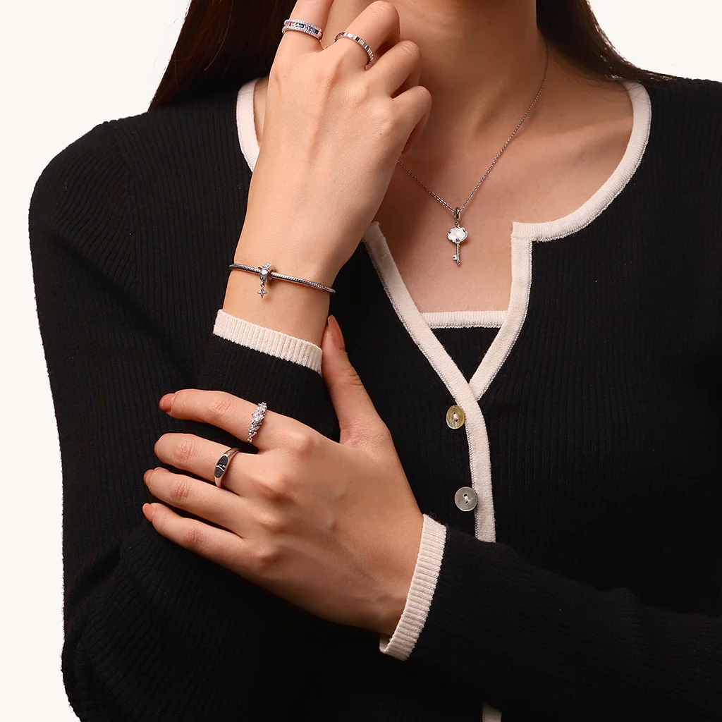 Gnoce Blue Planet Star Stopper Charm - Image 3