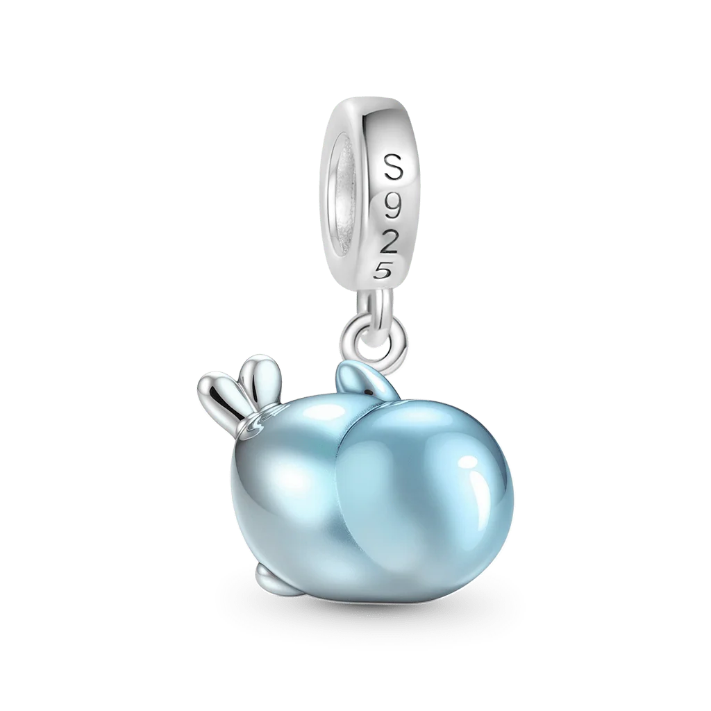 Gnoce Blue Sea Lion Charm Platinum-plated Silver Blend - Image 5