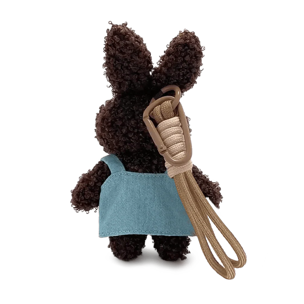 Gnoce Lamb Plush Brown Bunny Keychain Plush Pendant - Image 3