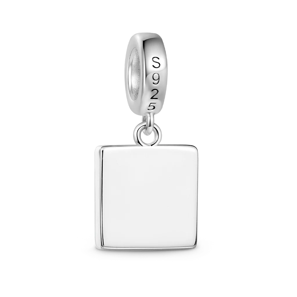 Gnoce Building Blocks Charm Platinum-plated Silver Blend - Image 5