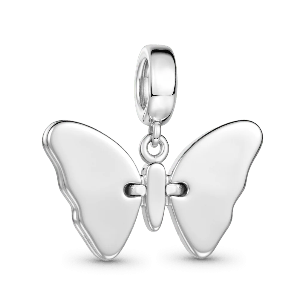 Gnoce  Butterfly Charm Platinum-plated Silver Blend - Image 6