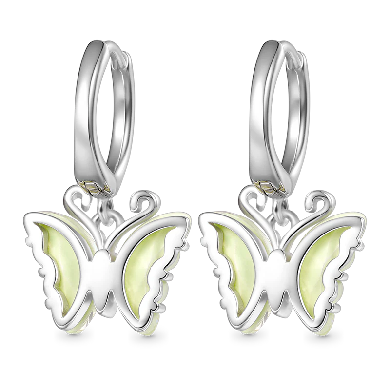 Gnoce Fantasy Butterfly Leverback Dangle Earrings - Image 2