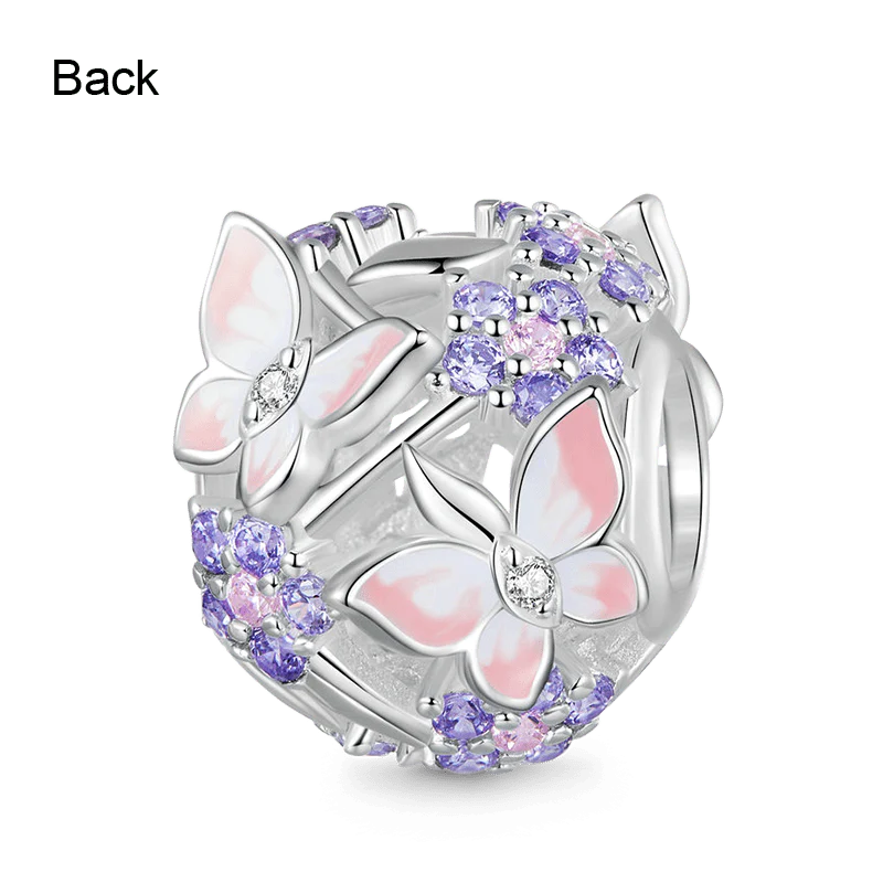 Gnoce Sparkling Butterfly Love Charm - Image 2