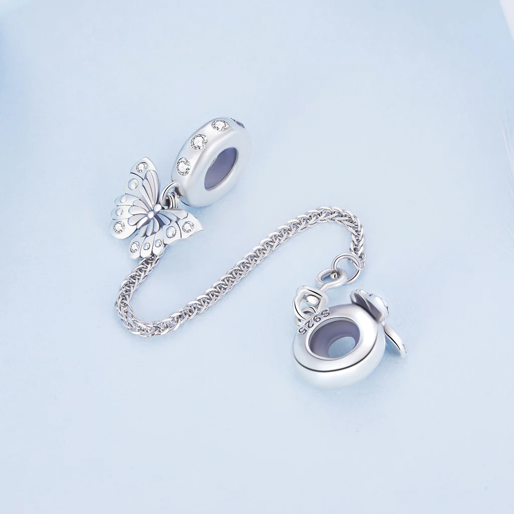 Gnoce Butterfly Safety Chain Charm - Image 2