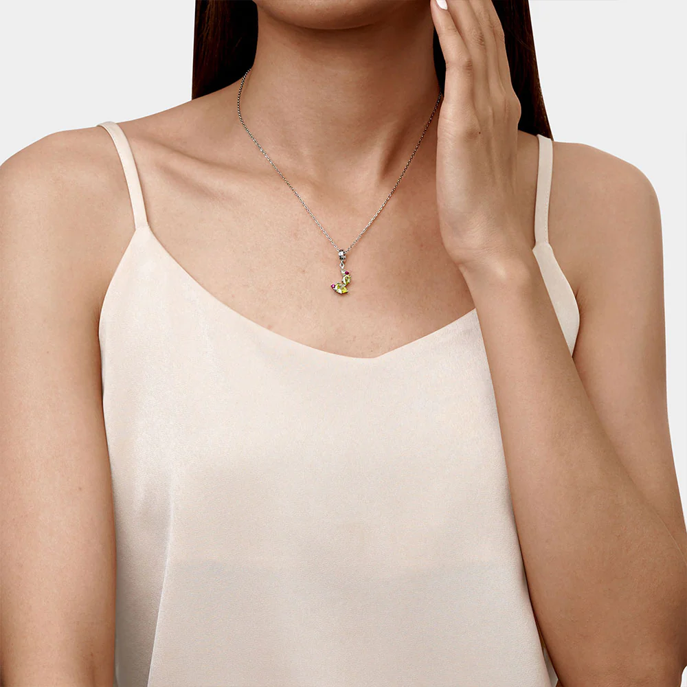 Gnoce Sparkling Cactus Pendant Dangle Charm - Image 4