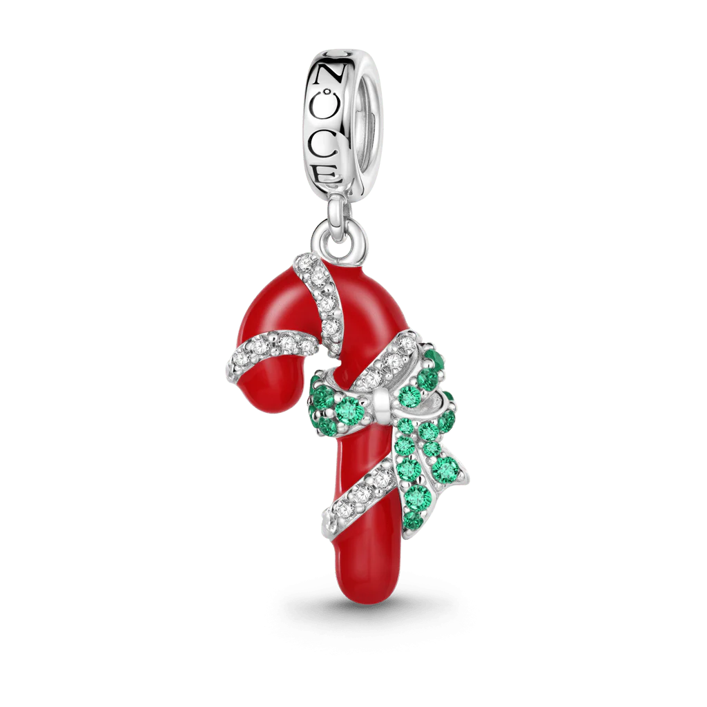 Gnoce  Candy Cane Pendant Dangle Charm